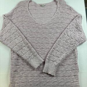 American Eagle Purple Knit Sweater Women’s Size M Cozy Pullover